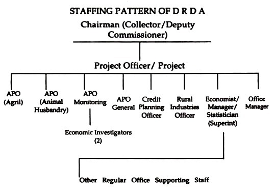Staffing Pattern of DRDA 