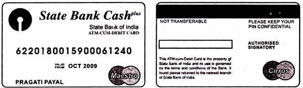 ATM Card of SBI