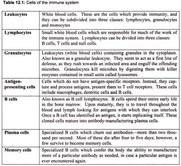 Cells of the Immune System