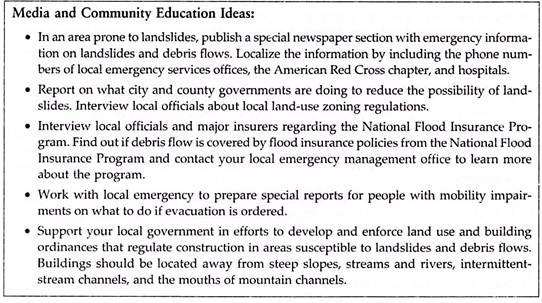 Media and Community Education Ideas